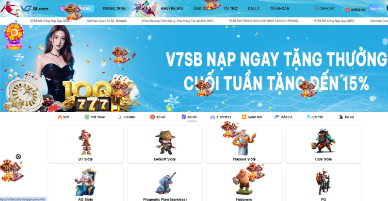 Trang chủ 31 Nhá cái V7Bet